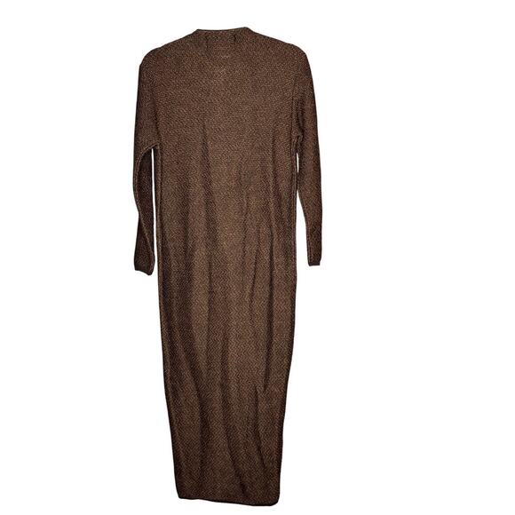 Peruvian Connection Women's sz Small Herringbone Coat Dress Long Sleeve NWT - Picture 2 of 9